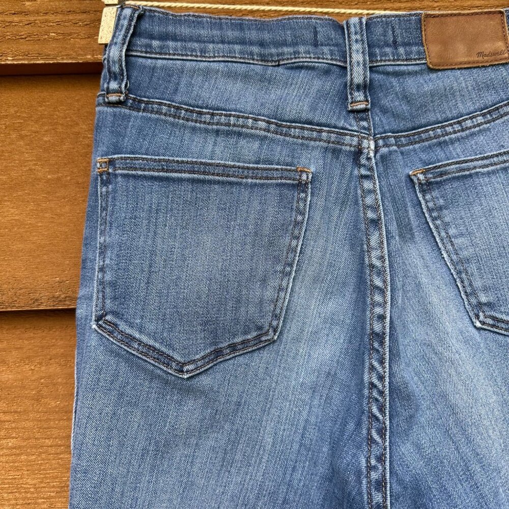 Madewell 10" High-Rise Skinny Ankle Crop Blue Jeans Size 27 - Picture 12 of 13